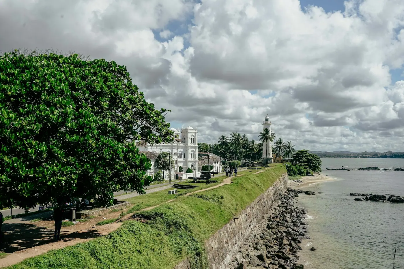 Galle Fort street in Sri Lanka